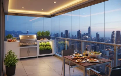 Fechamento de Área em Vidro